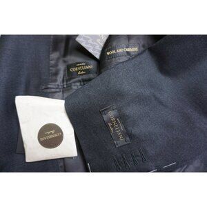 Corneliani Charcoal Gray Cashmere Blend 2 Pc Suit Jacket Pants 40R 50EU NEW
